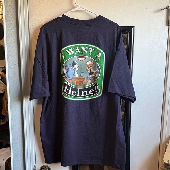 Big Dogs Navy Blue Graphic T-Shirt vintage NWT - Picture 8 of 8